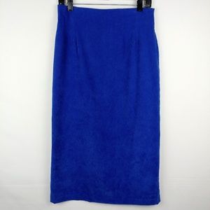 ✔️ Briggs Cobalt Blue Pencil Skirt